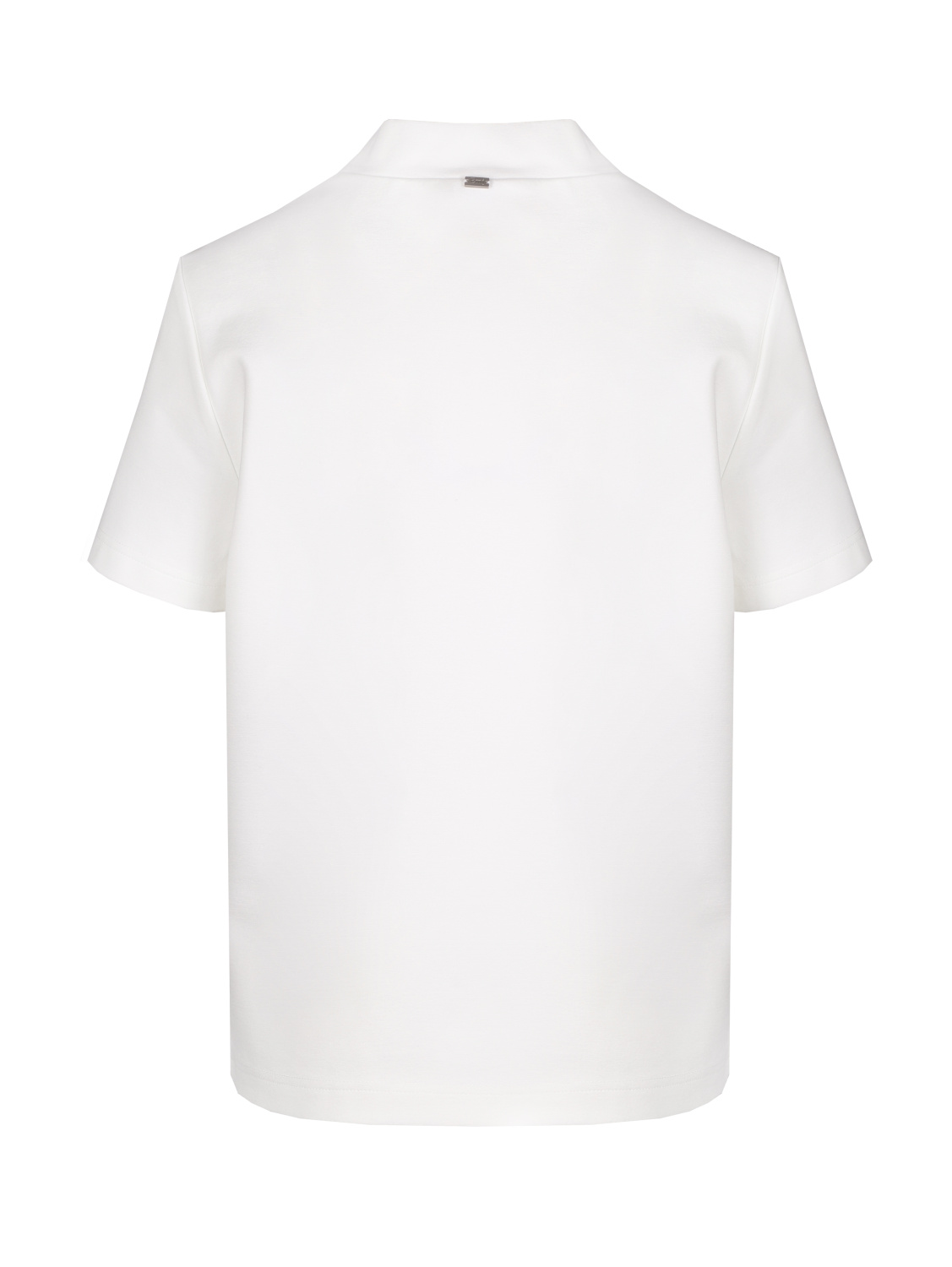 Белая футболка из плотного трикотажа