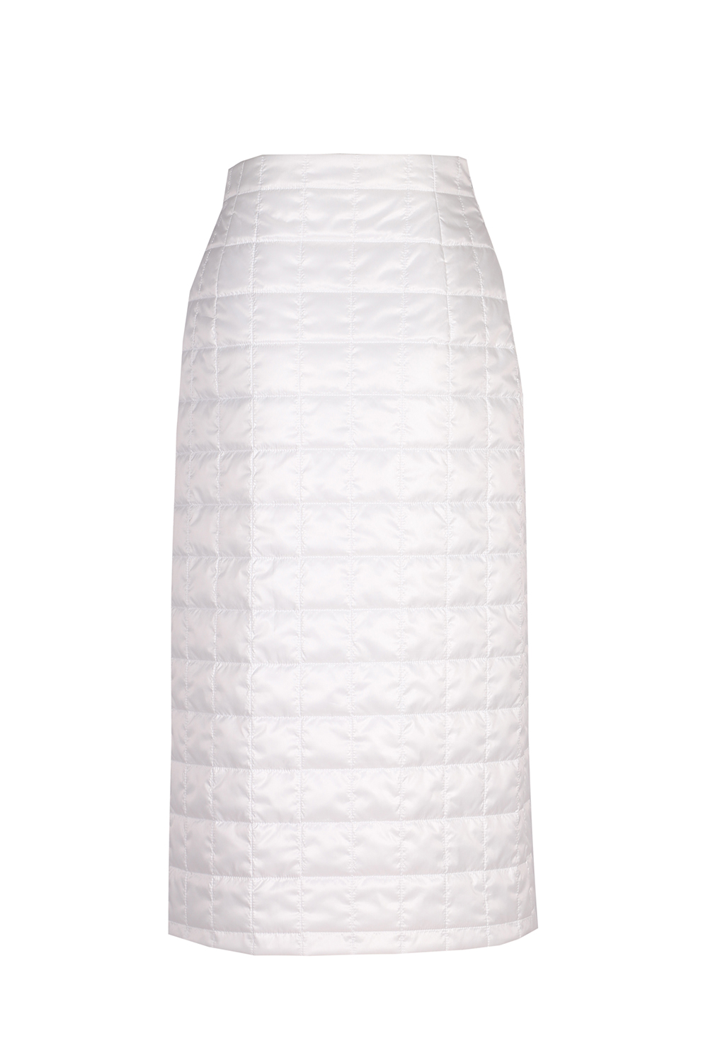 White quilted skirt for the smell