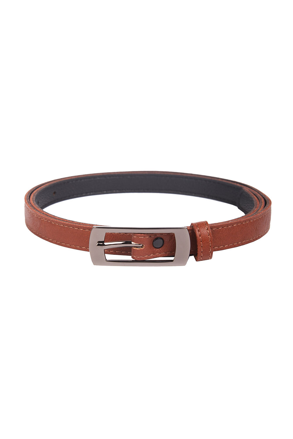 Narrow strap made of eco leather
